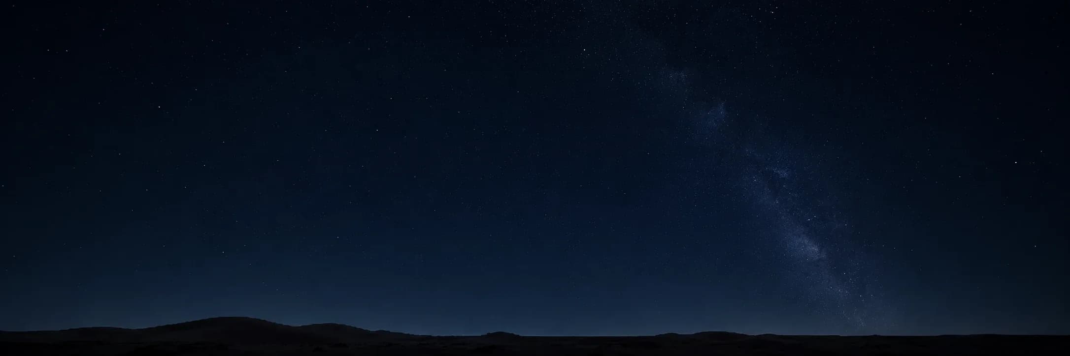 Calculadora de mapa de trânsitos grátis — fundo de céu noturno mostrando como os planetas em trânsito de hoje se movem pelas constelações do seu mapa natal